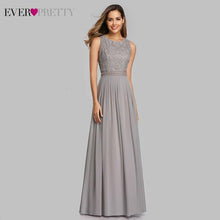 Load image into Gallery viewer, Prom Dresses 2019 Ever Pretty Elegant Beading Lace Long Banquet Party Gown Pleated Chiffon A-Line Robe De Soiree Lady Gala Dress